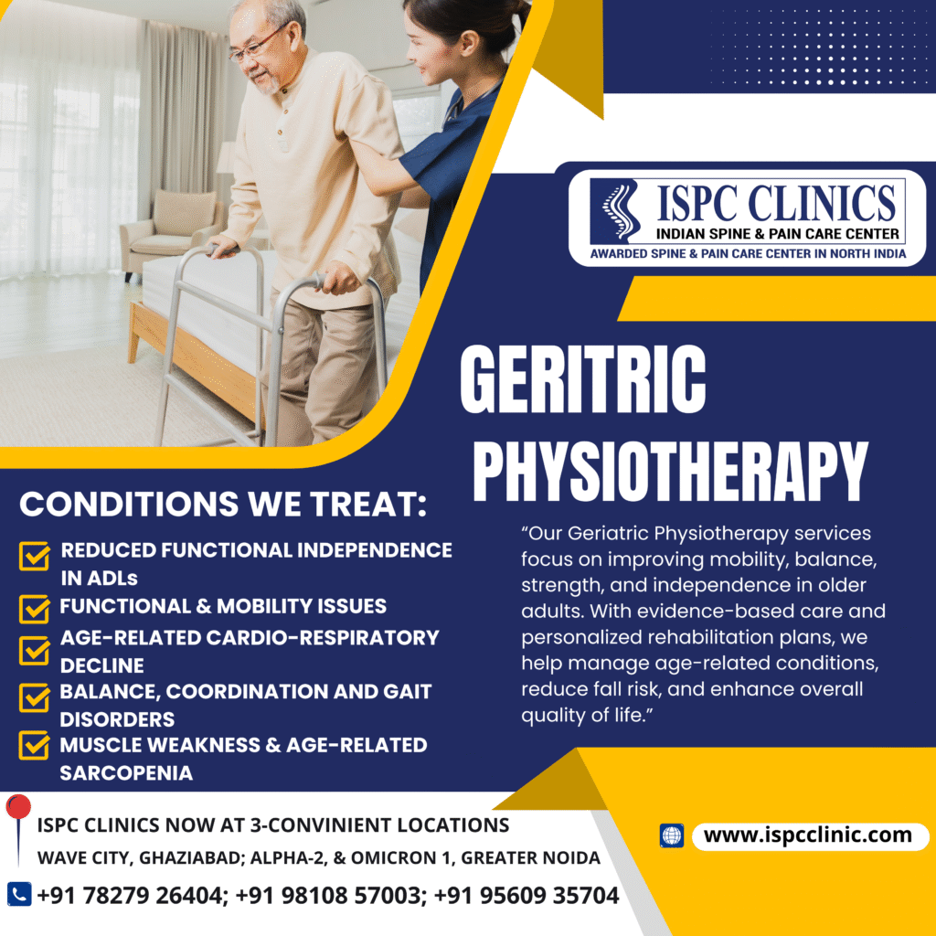 Best Physiotherapist for old age near me in wave city ghaziabad